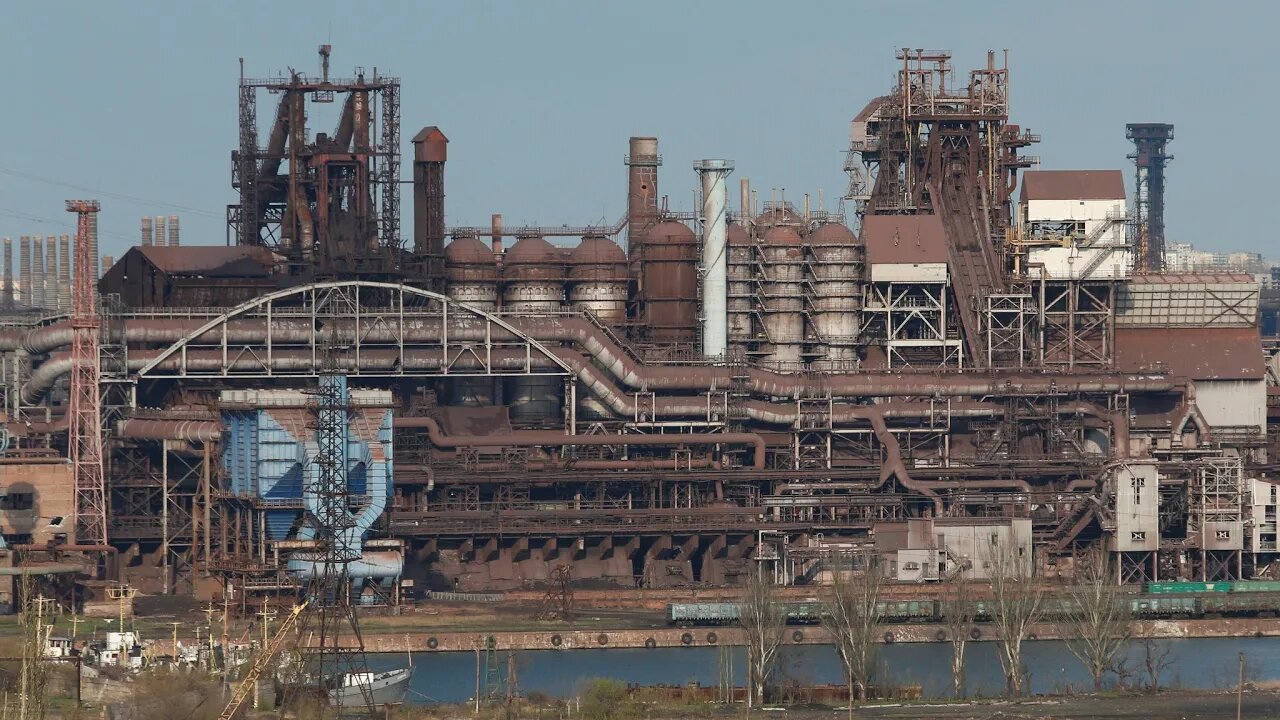 First images through the LIBERATED Azovstal, Mariupol