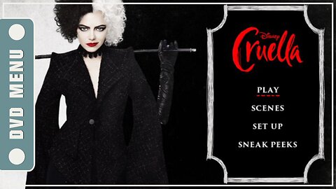 Cruella - DVD Menu