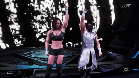 Rayne and Nathan Mercer Entrance - WWE 2K20 Game Clip