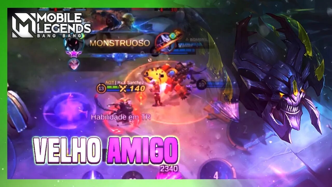 EU JOGUEI COM O ASSASSINO MAIS ESQUECIDO DO JOGO E VOU TENTAR TOP BR | MLBB