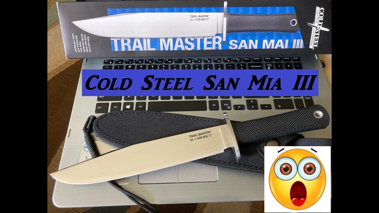 COLD STEEL SAN MAI III Trial Master Bowie! You got to love Cold Steel! LIKE, SHARE, and SUBSCRIBE!