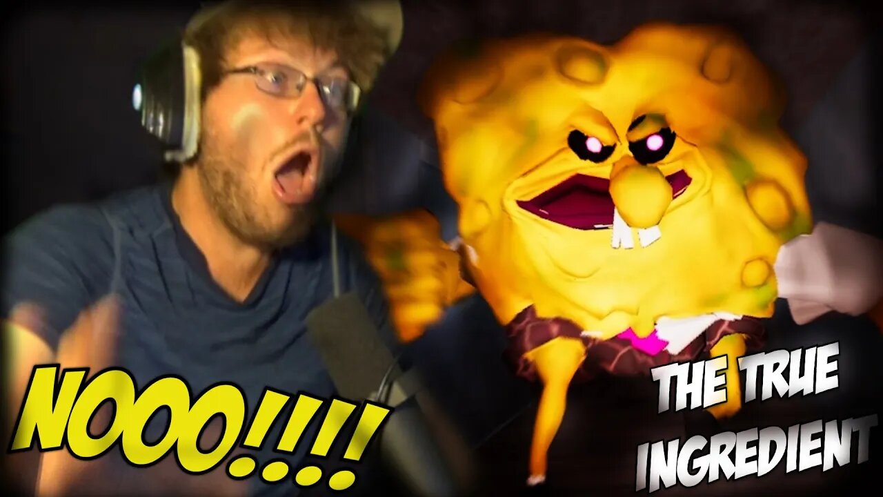 SPONGEBOB WANTS TO TURN ME INTO A KRABBY PATTY!! || The True Ingredients (Spongebob Horror Game)