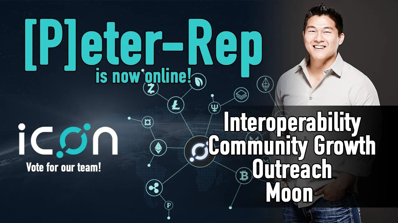 Peter Saddington Announces Main P-Rep Node - (P)eter-Rep! - Time to Build Interoperability ICON ICX!