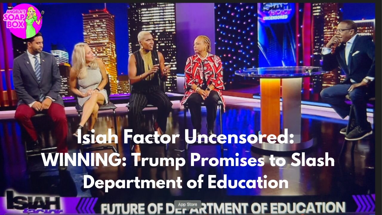 Isiah Factor Uncensored: WINNING: Trump Promises to Slash Department of Education