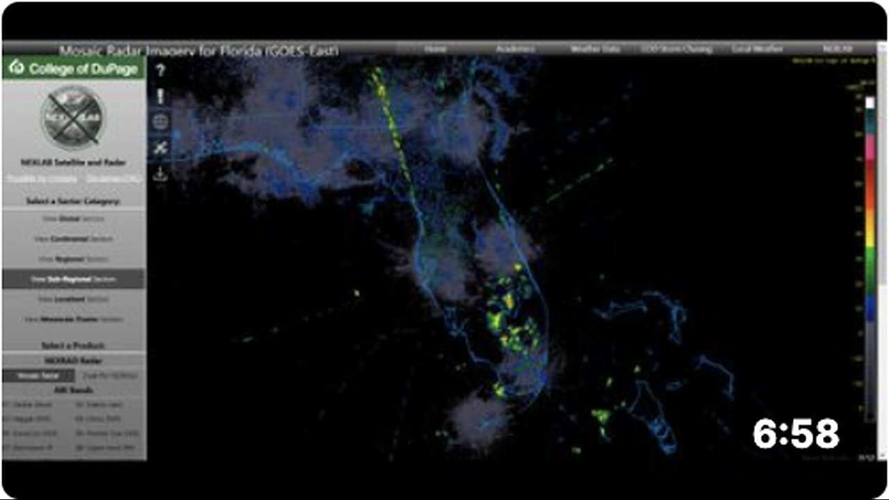 This Morning's Man-Made Electrical Storms, Toxic Chemtrail Weather Report!, from The Real Fisherman