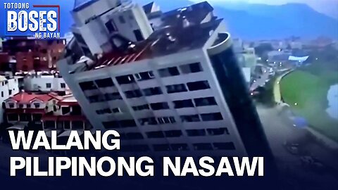 MECO: Walang Pilipinong nasawi o nasugatan sa 7.2 magnitude earthquake sa Taiwan