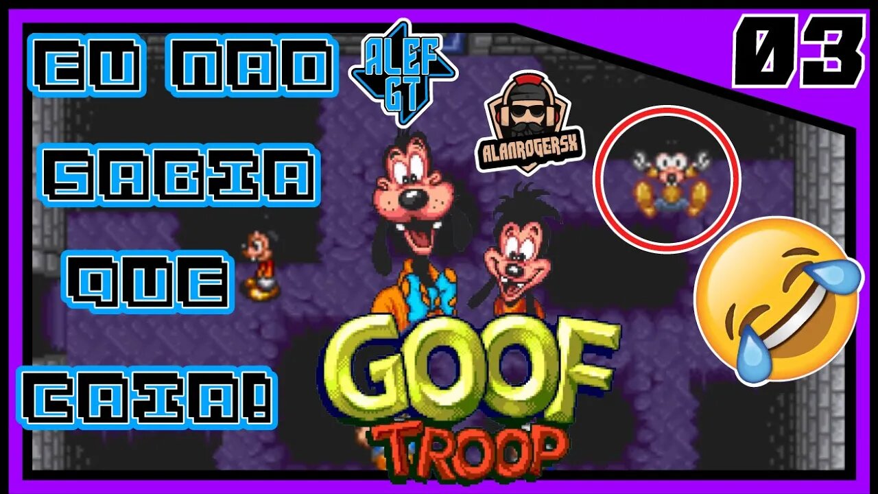 Eu Não Sabia Que Caia! - Goof Troop Snes - COOP PC - Parte 03