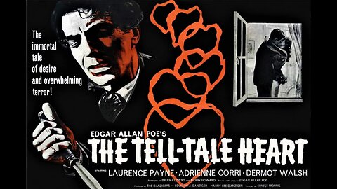 THE TELL-TALE HEART 1960 Poe's Murder Mystery RARE High-Quality UK Print FULL MOVIE in HD