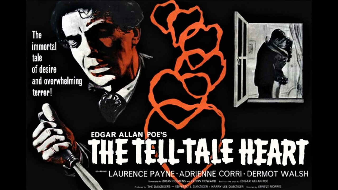 THE TELL-TALE HEART 1960 Poe's Murder Mystery RARE High-Quality UK Print FULL MOVIE in HD