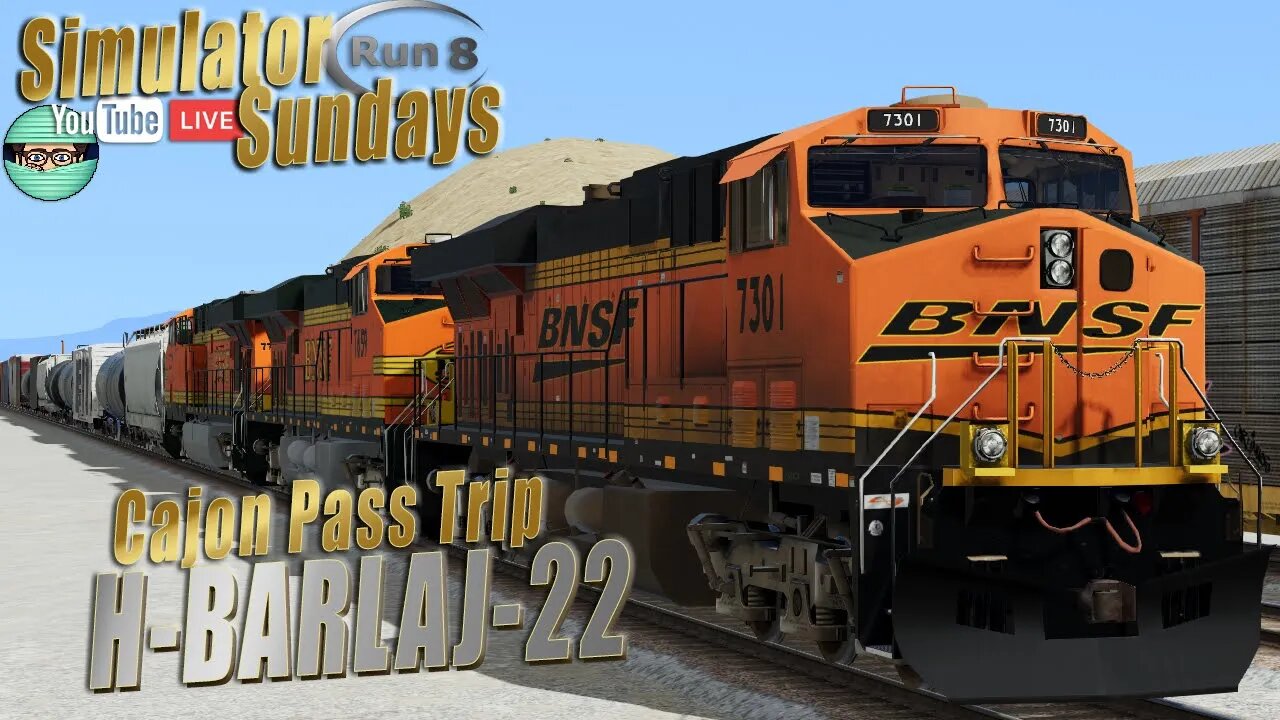 Run 8 Live | BNSF Cajon Pass | H-BARLAJ-22