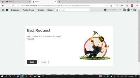 Roblox Website is broken
