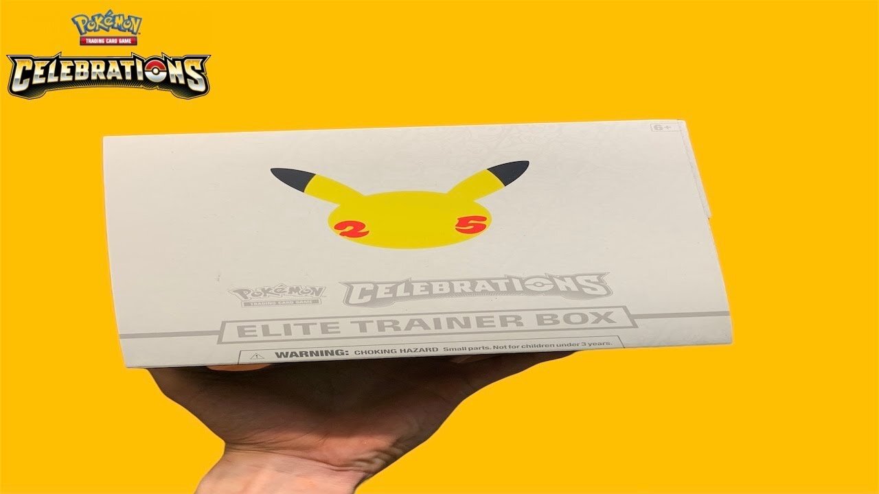 Opening a Pokemon Celebrations Elite Trainer Box