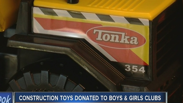 Construction toys donated to Boys & Girls Clubs