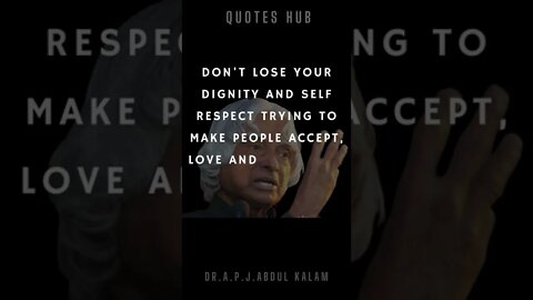 One of the Most Inspiring Quotes from APJ Abdul Kalam || #quotes || #shorts