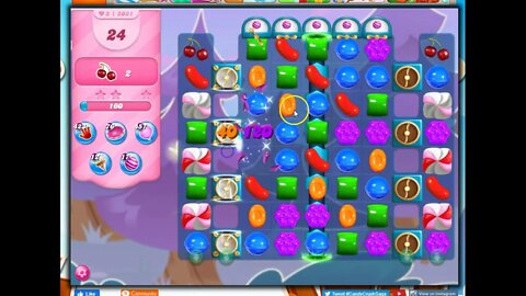 Candy Crush Level 2031 Talkthrough, 25 Moves 0 Boosters
