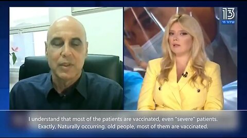 95percent of the severe patients are vaccinated - Dr Kobi Haviv Interview , Jerusalem