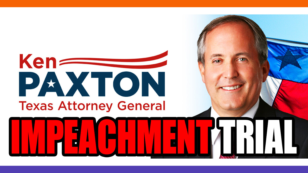 🔴LIVE: Impeachment Trial of Texas Attorney General Ken Paxton 🟠⚪🟣