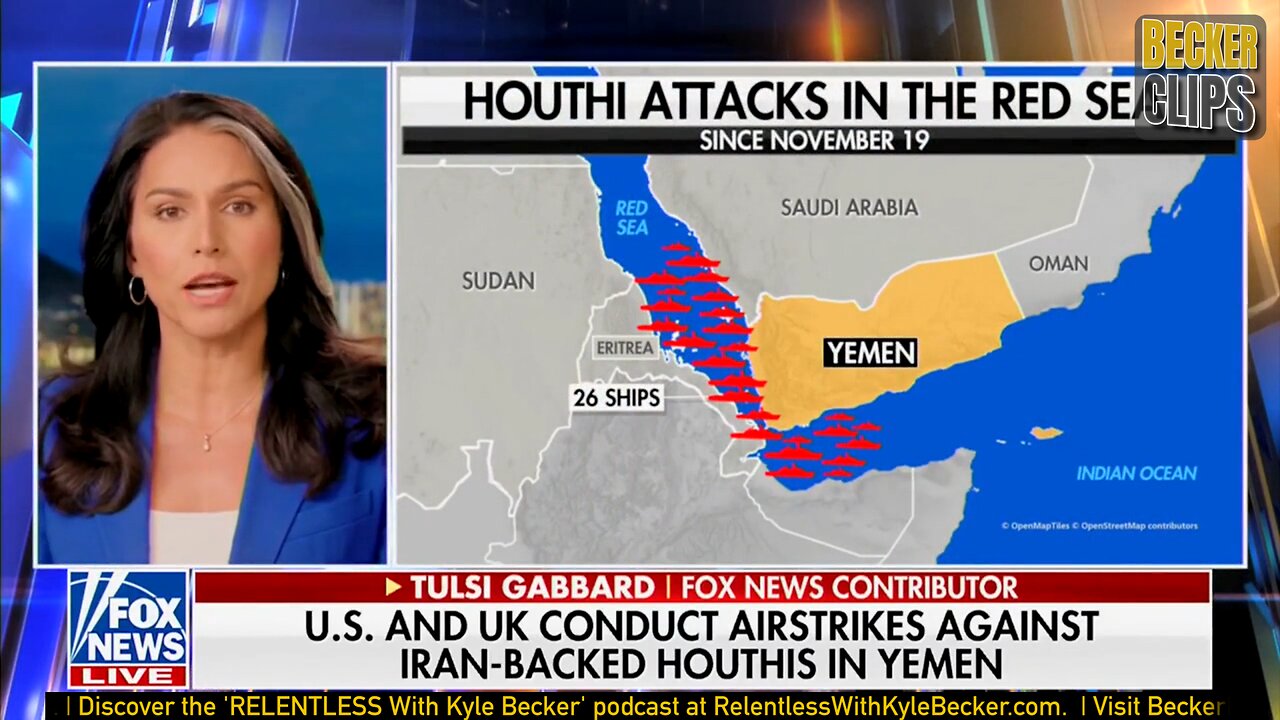 Gabbard Rips Biden Over Yemen Strike