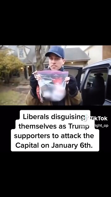 Liberal Agents Disguise Themselves as Trump Supporters on J6
