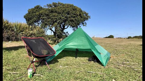 Mini Video de Cumpleaños, les enseño a armar un tarp en configuración pirámide!!