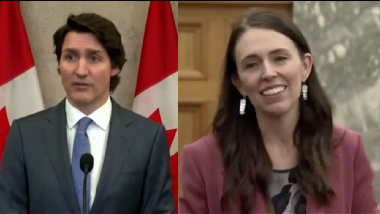 Justin Trudeau & Jacinda Ardern, Reading from the Same Script