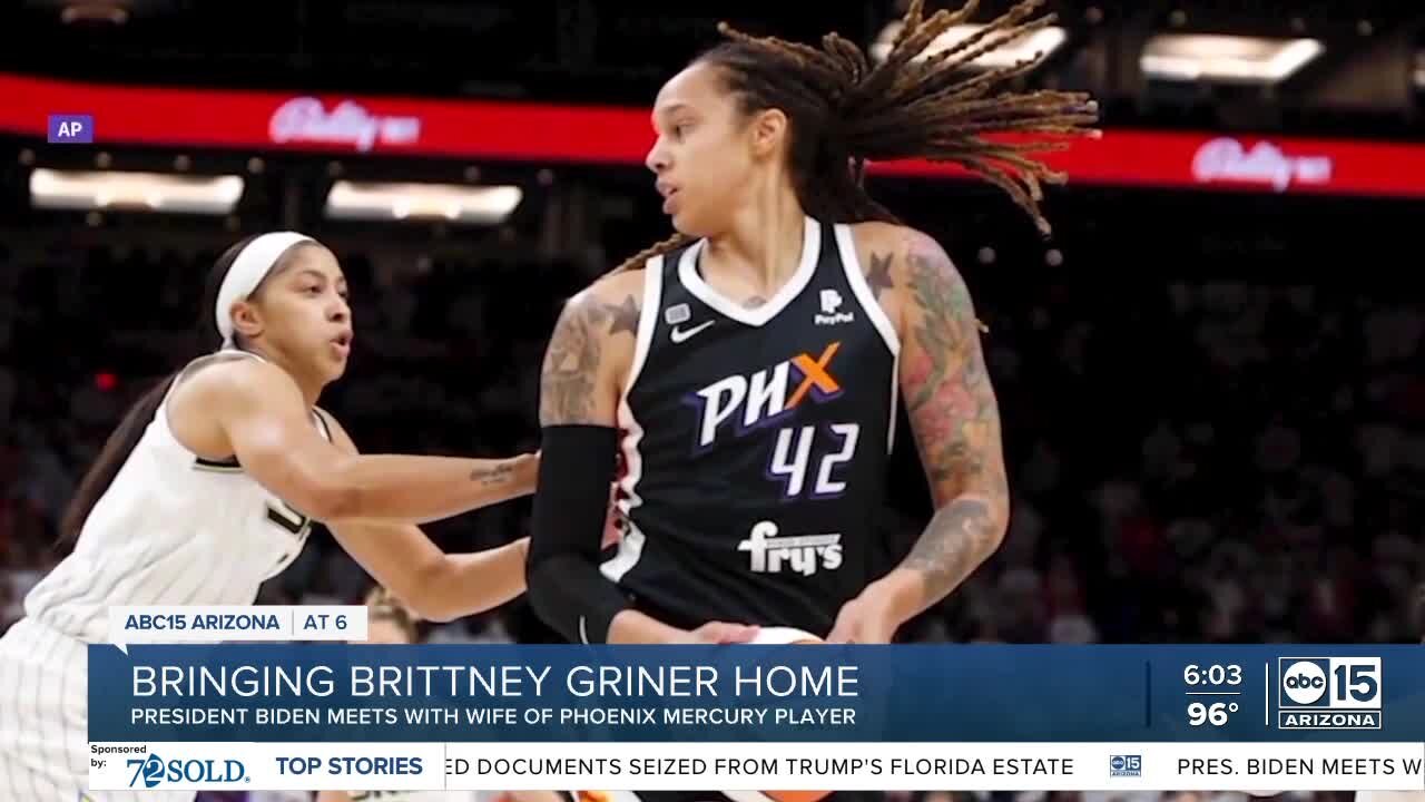 President Biden meets with family of Brittney Griner