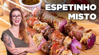 COMO FAZER ESPETINHO MISTO