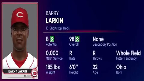 How To Create Barry Larkin MLB The Show 22
