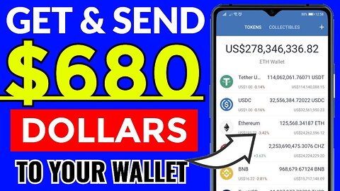 COLLECT & Send $680 USD To Your Wallet (no mining, no hack & no referral)