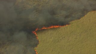 Wildfires near Palm Beach-Broward line pushing smoke into Boca Raton