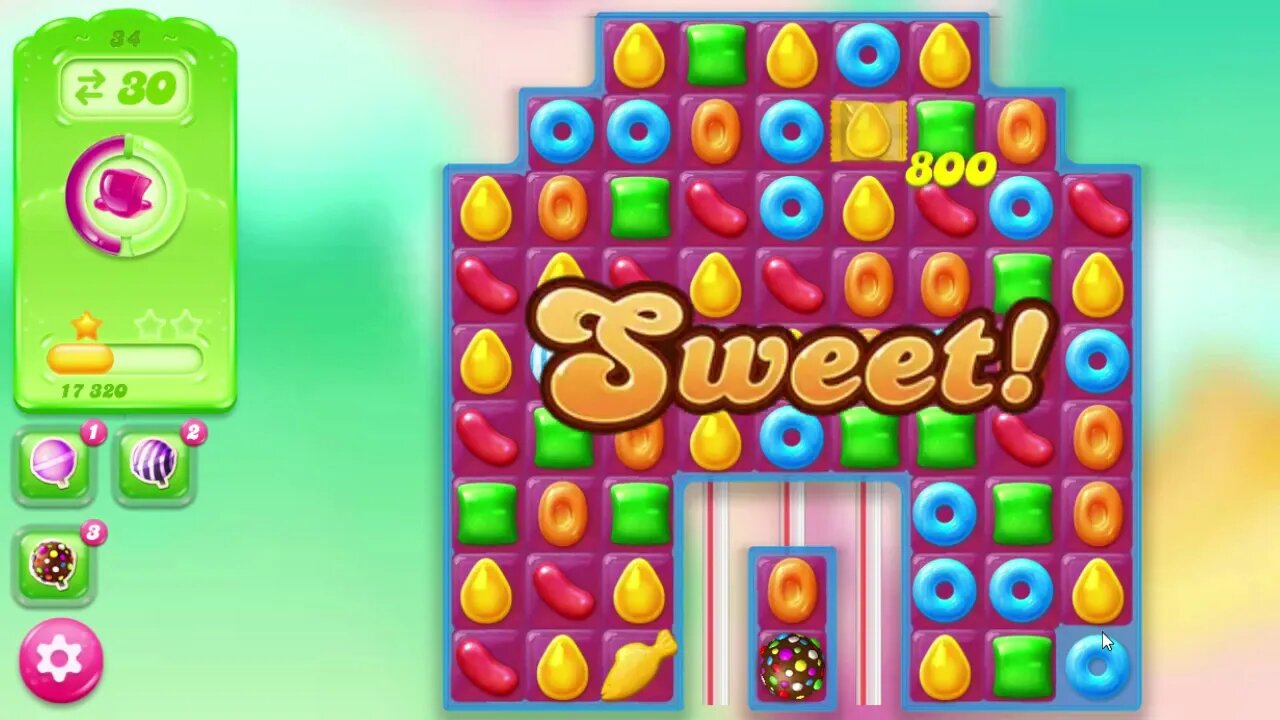Candy Crush Jelly Saga Level 34