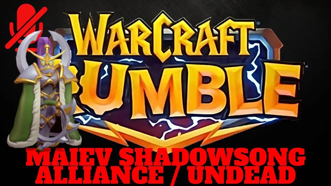 WarCraft Rumble - Maiev Shadowsong - Alliance + Undead