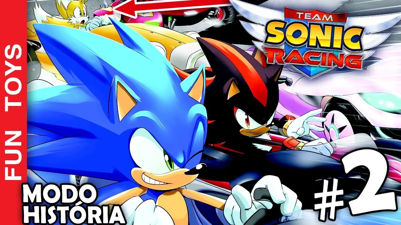 Team Sonic Racing #2 CAMPANHA - Continuamos no Modo História e desta vez em um Grand Prix 🏁🔵🏎