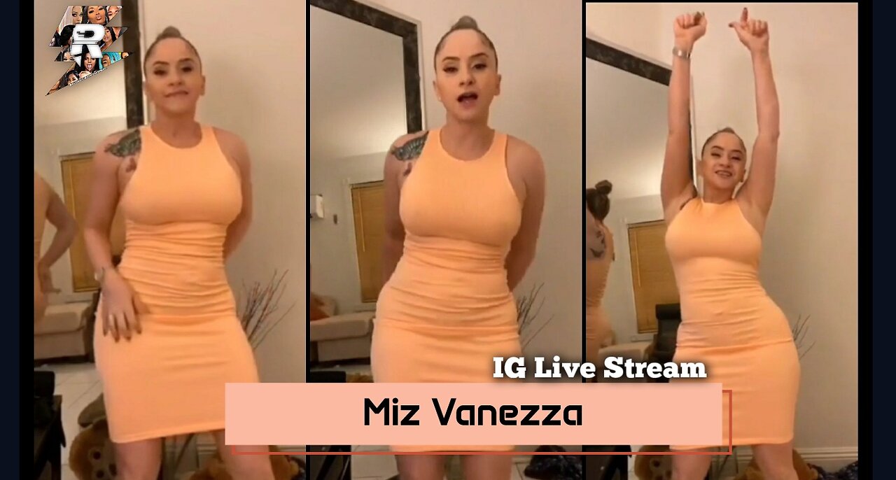 Miz Vanezza dancing in dress