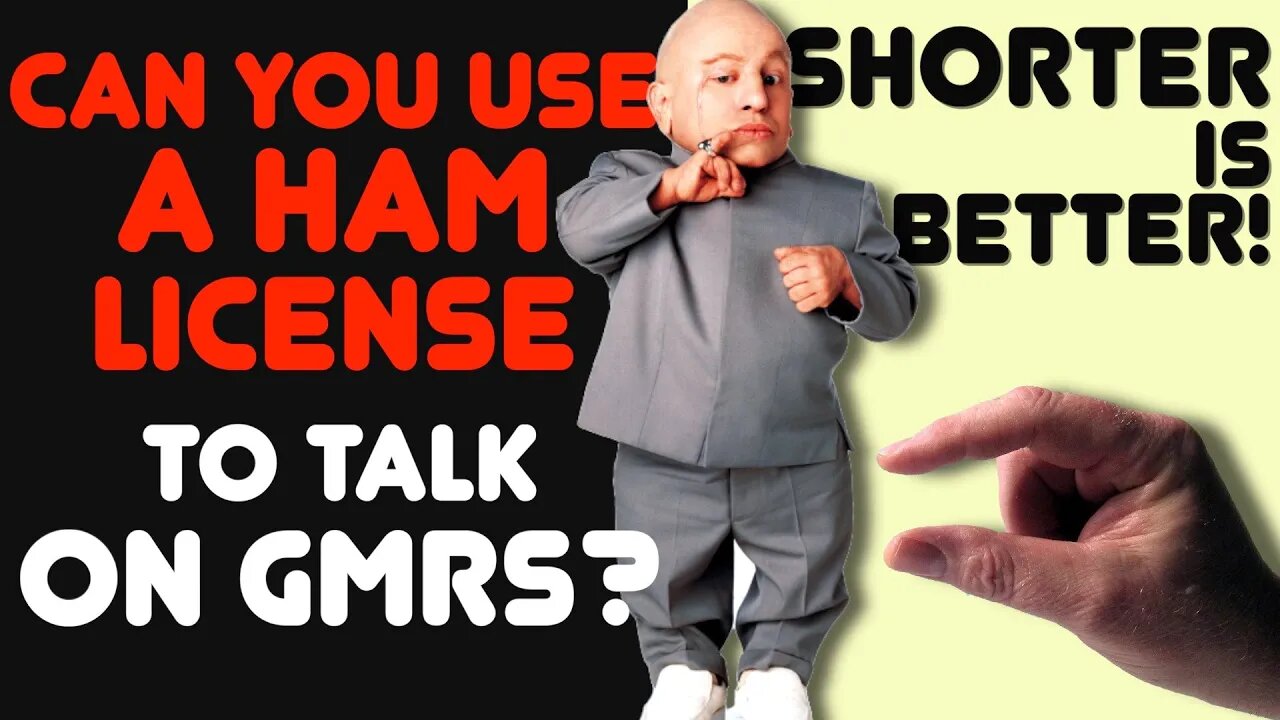 Can You Use Ham License OR Ham Radio To Transmit On GMRS? Is A Ham License Legal For GMRS Use?