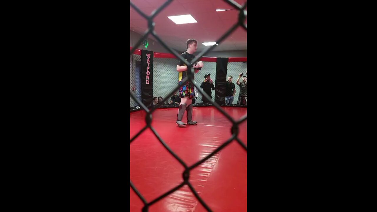 Alfie Danger MMA fight 1st round
