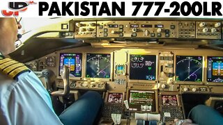 Piloting PAKISTAN Boeing 777-200LR Karachi to Islamabad | Cockpit Views