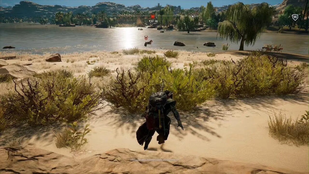 Assassin's Creed Origins Senu kills a Phylake