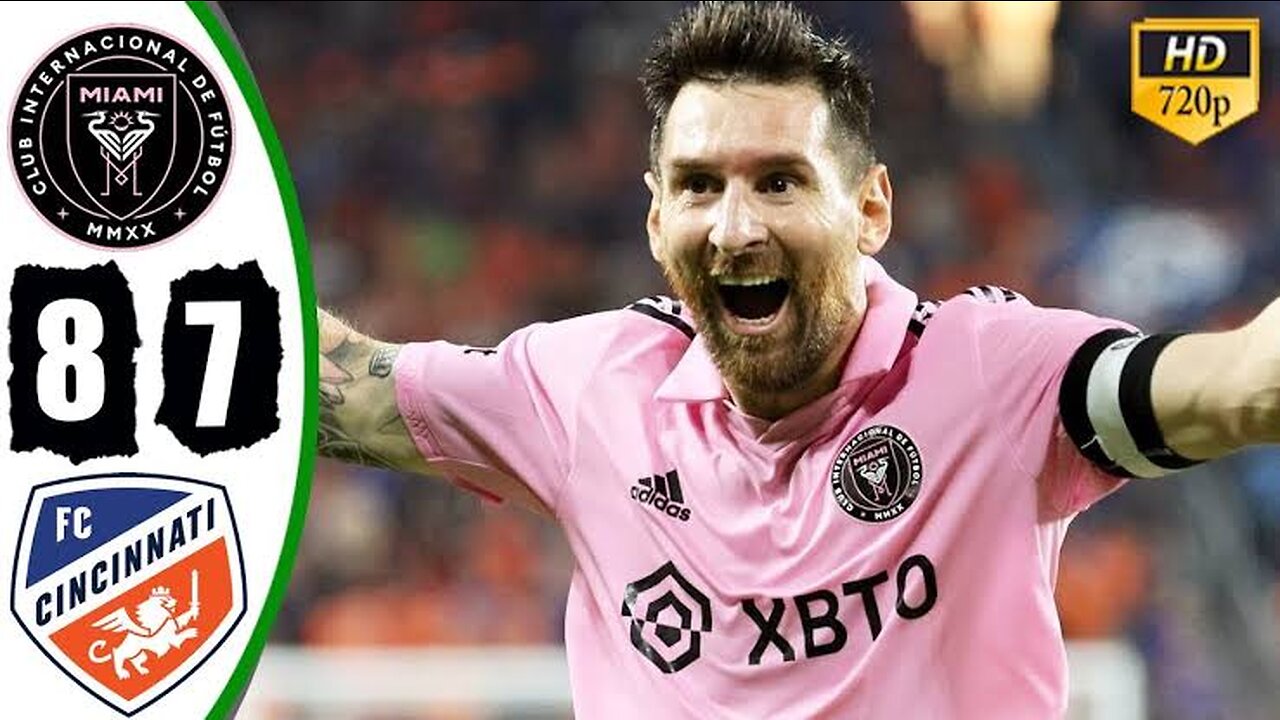 Messi Unbelievable Remontada - Inter Miami vs Cincinnati 3-3 (5-4 PEN) Highlights & Goals - 2023