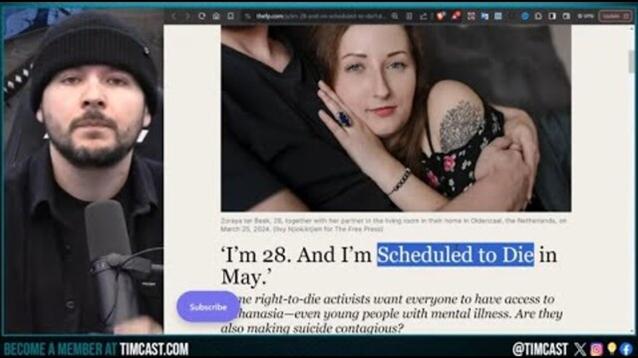 EU & CANADA BEGIN KILLING YOUNG PEOPLE OVER BOREDOM, LISTLESS YOUNG PEOPLE CHOOSE GOVERNMENT DEATH