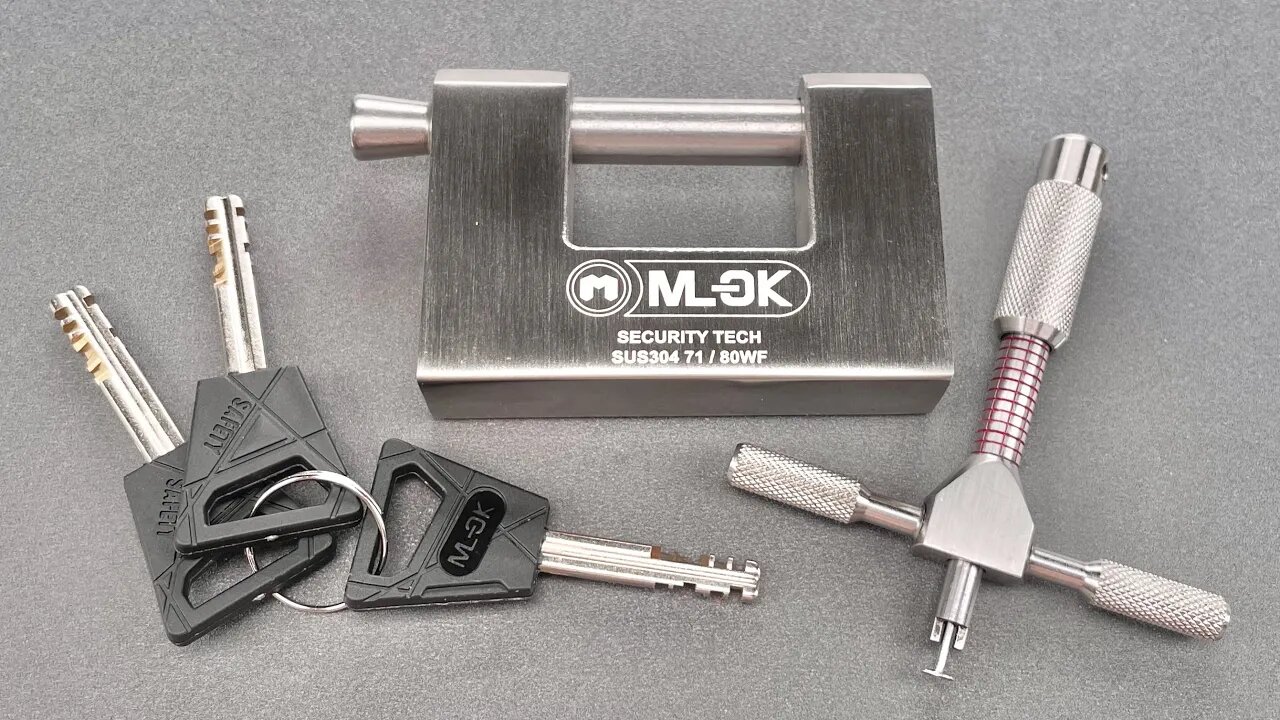 [1433] Better Than Expected: MLok Stainless Steel Shutter Padlock