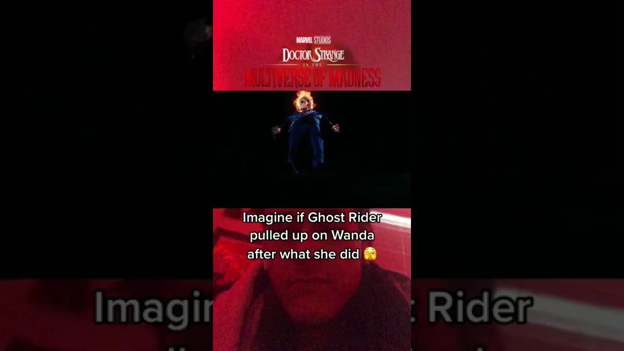 Imagine if Ghost Rider pulled up on Wanda after what she did agree?