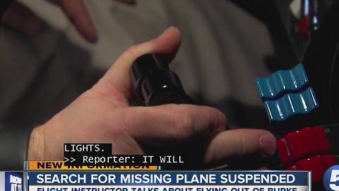 Search for missing plane suspended