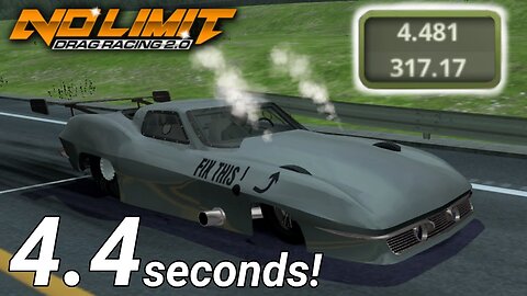 4.4 Seconds Pro Mod '63 Corvette Tune! Division X Update | N