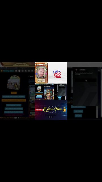 Pack Purchases In RisingStar Play And Earn NFT Game | Quinn Trim | #Shorts