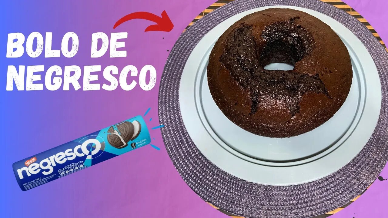 BOLO DE NEGRESCO , É UMA DELÍCIA!!! | RECEITA FÁCIL | #bolo