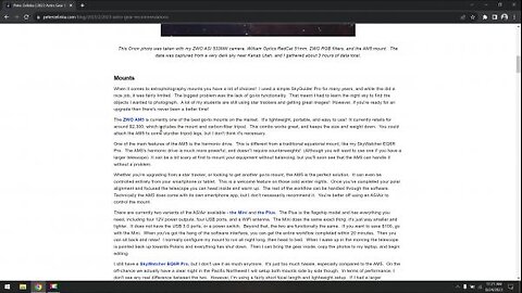 2023 Astro Workshop Prep - Gear