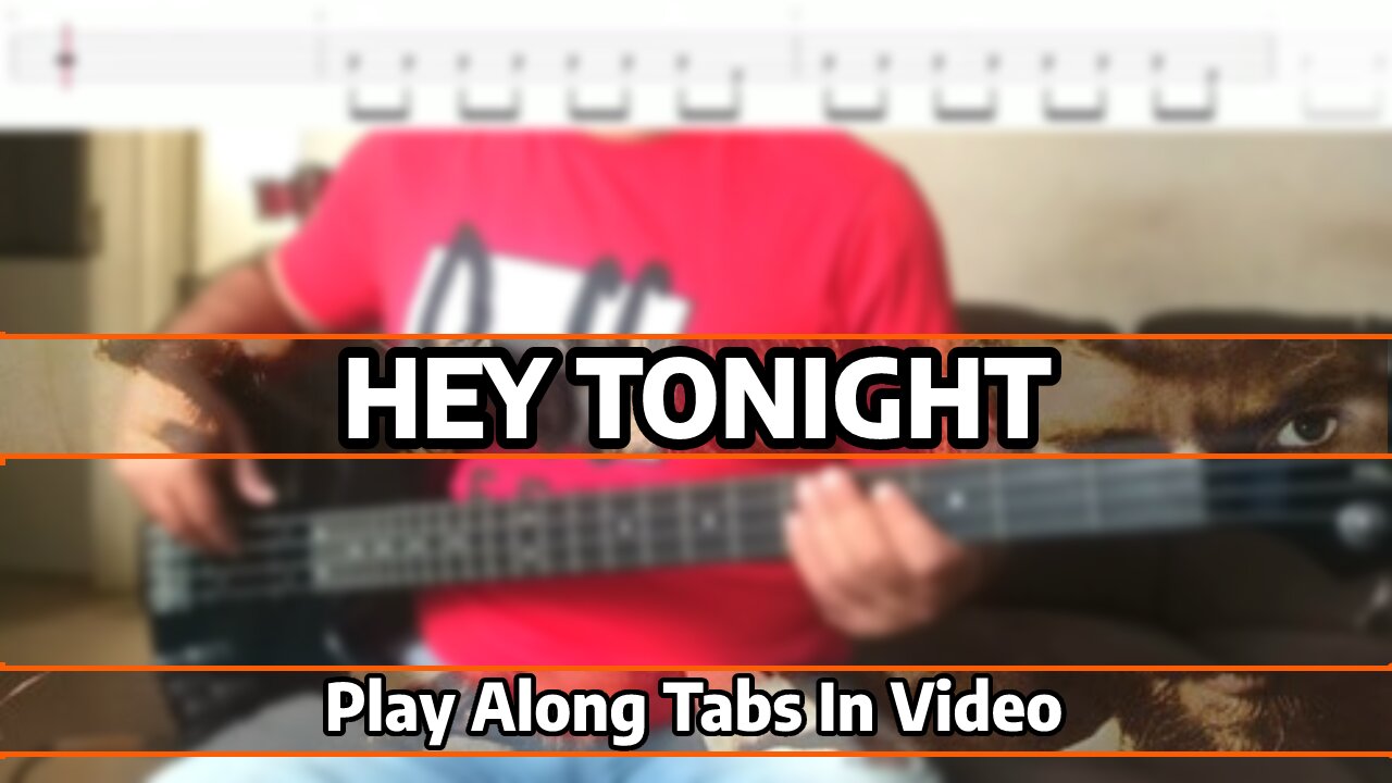 Creedence Clearwater Revival - Hey Tonight - Bass Cover & Tabs