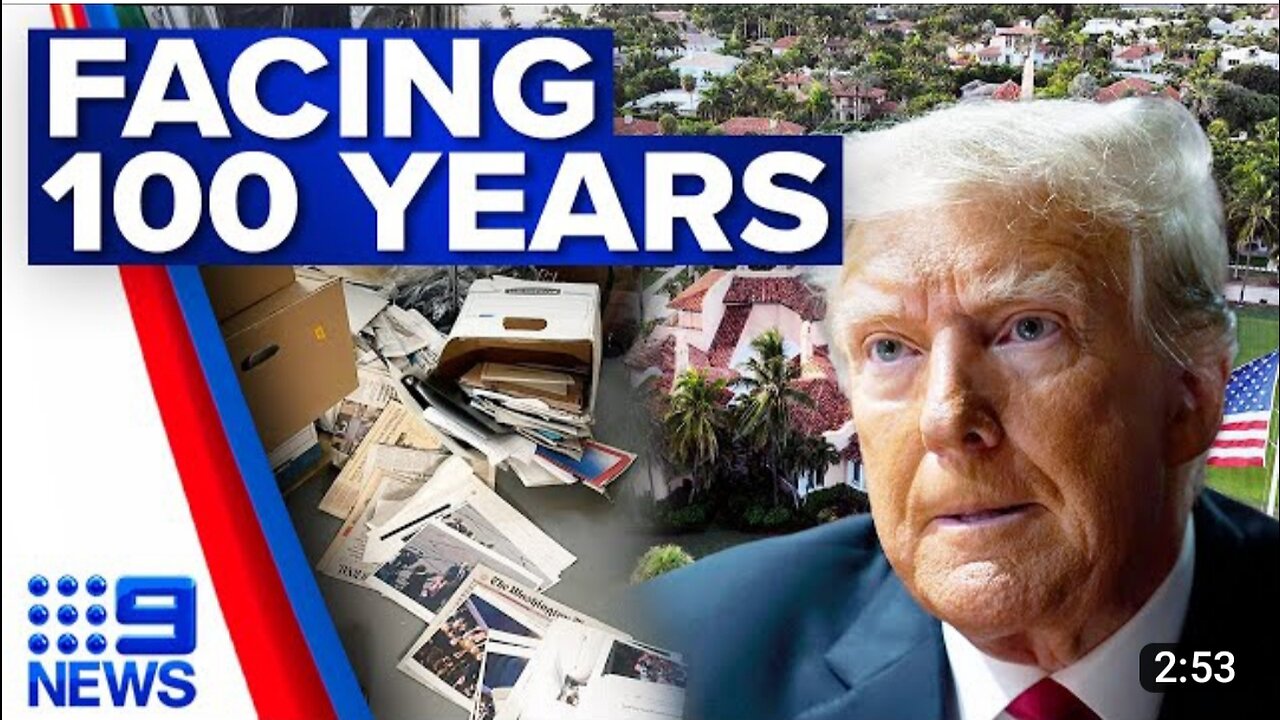 Trump could face up to 100 years in prison if convicted on charges | 9 News Australia