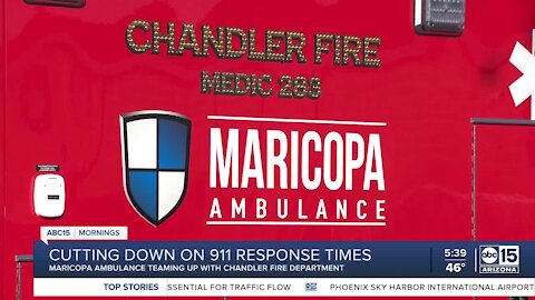 Maricopa Ambulance teams up with Chandler Fire Department